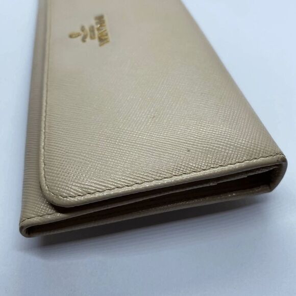 Authentic Prada Milano Beige Leather Long Designer Wallet - Picture 16 of 16